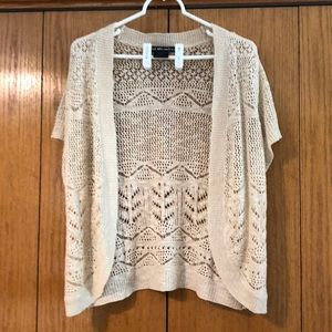 Beige United States Sweaters cardigan, sz L